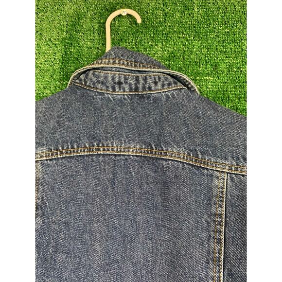 Trendyol Denim Jumpsuit Blue Wash Full Length Short Sleeve Coverall Womens Sz 36 - Picture 14 of 16